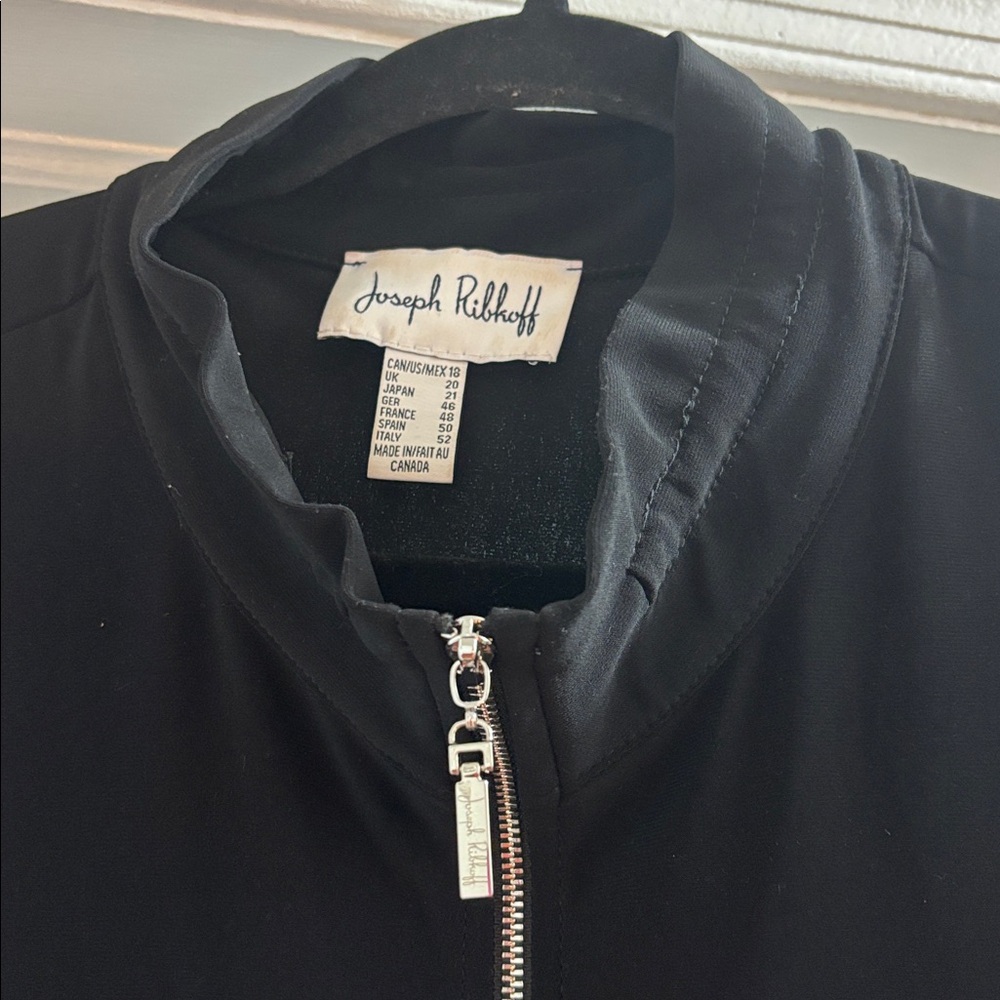 Joseph Ribkoff Black Cardigan - Picture 4 of 6